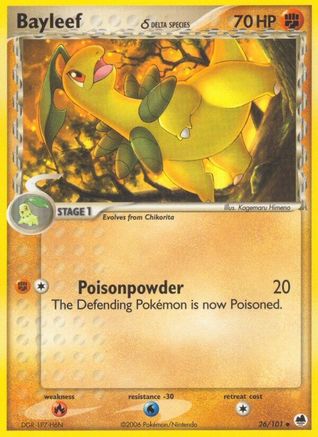 Bayleef (Delta Species) 026 - Reverse Holofoil - Uncommon
