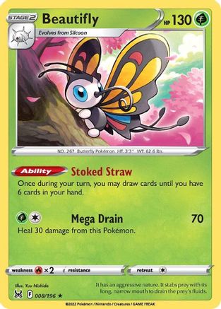Beautifly 008 - Holofoil - Holo Rare