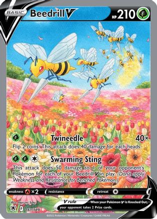 Beedrill V (Alternate Full Art) 161 - Holofoil - Ultra Rare
