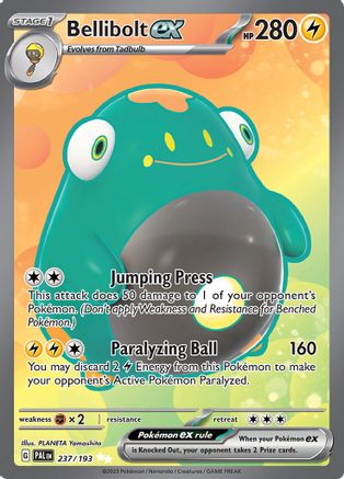 Bellibolt ex 237/193 - Holofoil - Ultra Rare