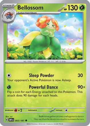 Bellossom 003 - Uncommon