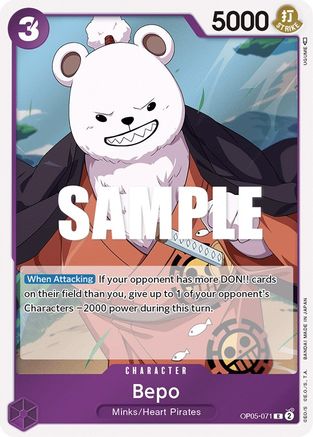 Bepo (OP05-071) - Rare