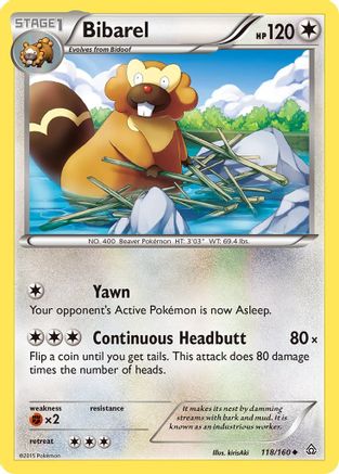 Bibarel 118/160 - Uncommon
