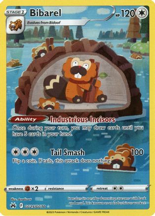 Bibarel GG25 - Holofoil - Ultra Rare