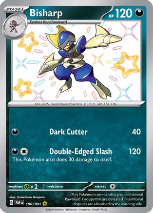 Bisharp 186 - Holofoil - Shiny Rare