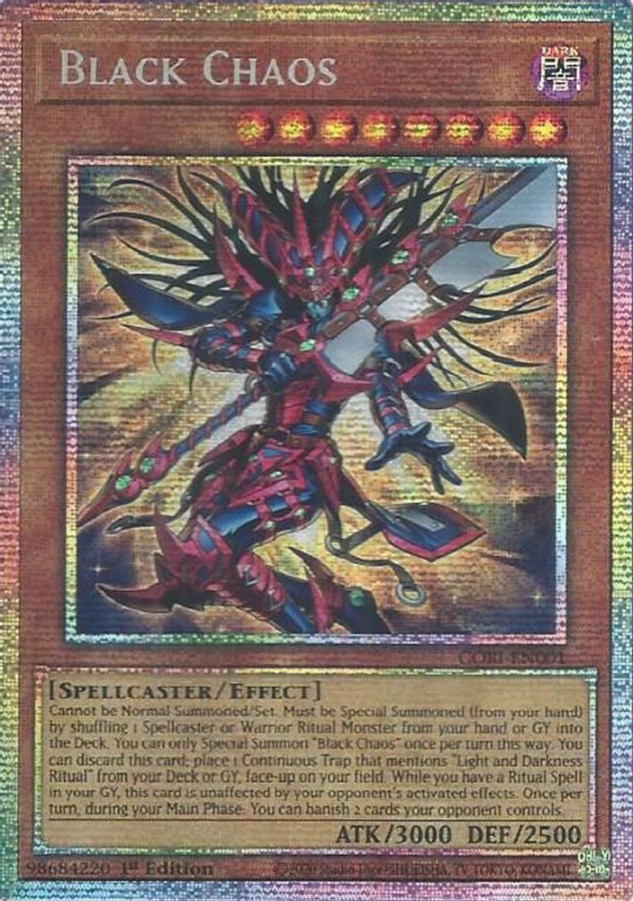Black Chaos (Starlight Rare) (CORI-EN001) - Starlight Rare