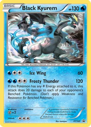 Black Kyurem XY160 - Holofoil - Promo