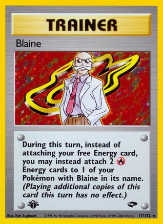 Blaine (17)/132 - 1st Edition Holofoil - Holo Rare