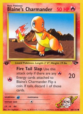 Blaine's Charmander 060 - 1st Edition - Common