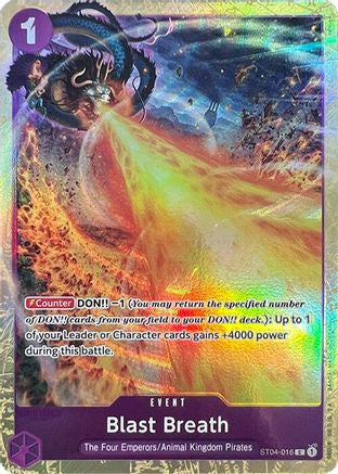 Blast Breath (Premium Card Collection -Best Selection Vol. 1-) (ST04-016) - Common
