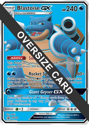 Blastoise GX - SM189 (Black Star Promos) - Holofoil - Promo