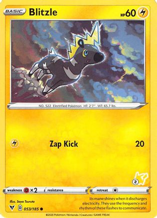 Blitzle - 053/185 (#2 Pikachu Stamped)/185 - Promo