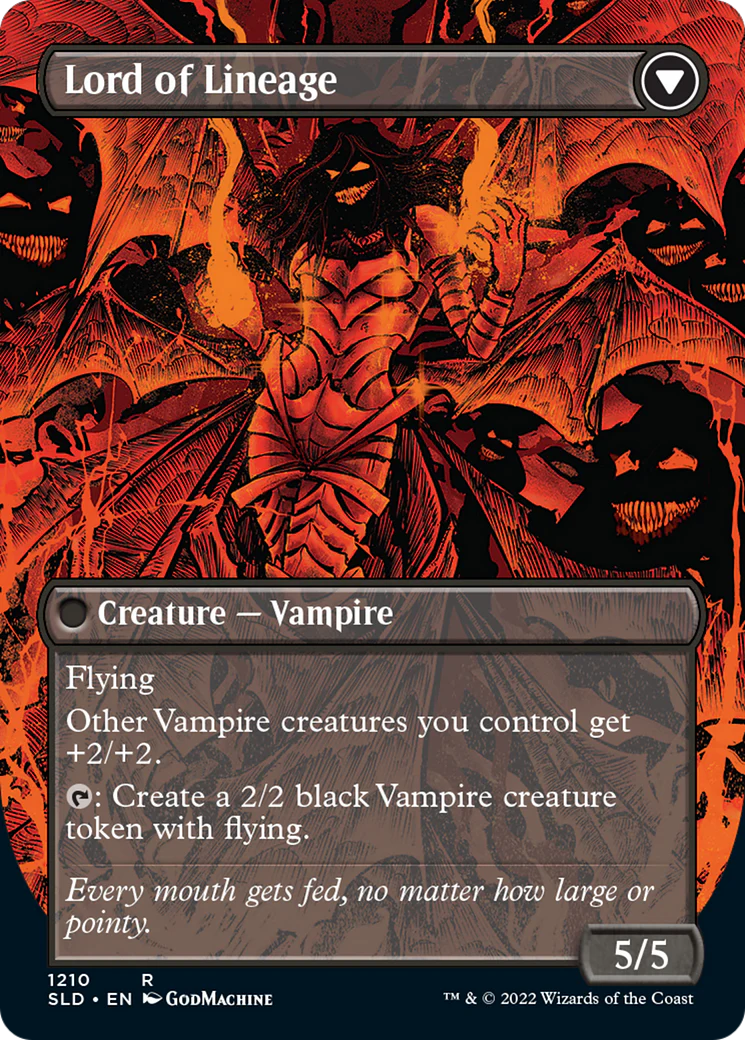 Bloodline Keeper (Display Commander) - Thick Stock (SLD-1210) - Secret Lair Drop (Borderless) - Image 2
