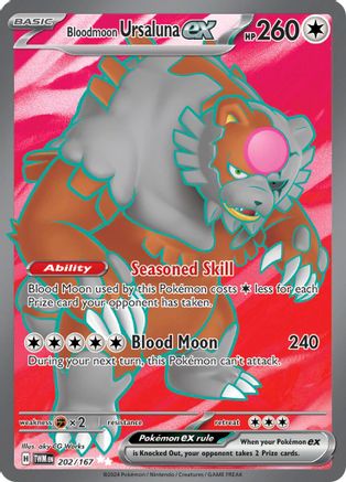 Bloodmoon Ursaluna ex 202/167 - Holofoil - Ultra Rare