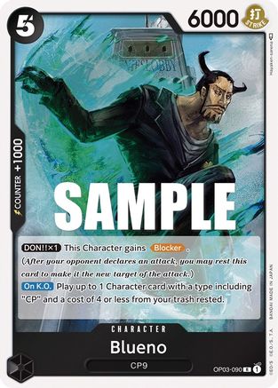 Blueno (OP03-090) - Rare
