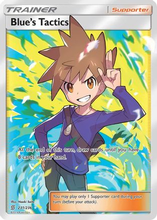 Blue's Tactics (Full Art) - Holofoil - Ultra Rare