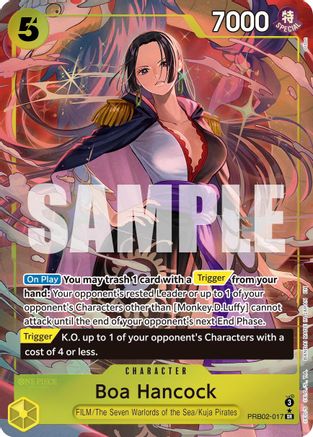Boa Hancock (Alternate Art) (PRB02-017) - Super Rare