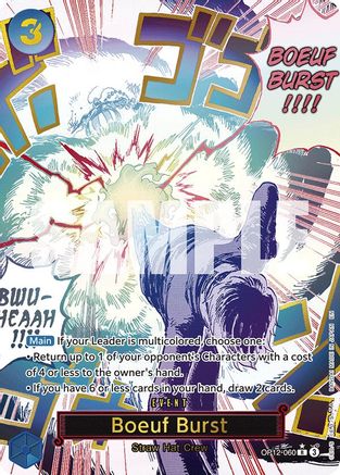 Boeuf Burst (Alternate Art) (OP12-060) - Rare