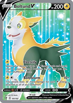 Boltund V (Full Art) 181/192 - Holofoil - Ultra Rare