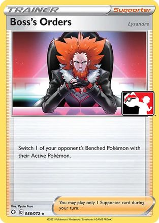 Boss's Orders - 058/072/072  - Rare