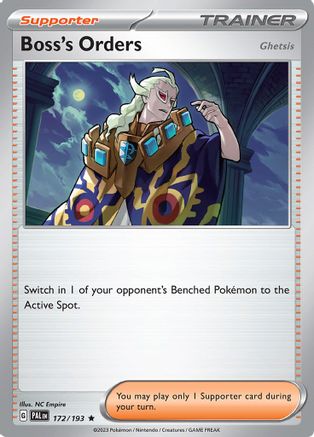 Boss's Orders 172/193  - Holofoil - Rare