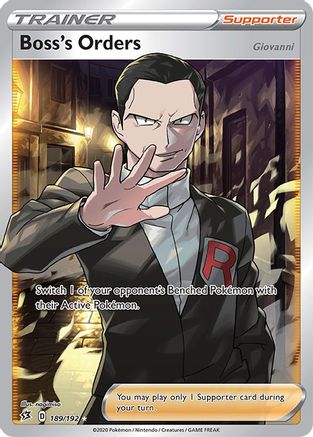 Boss's Orders (Full Art) 189 - Holofoil - Ultra Rare