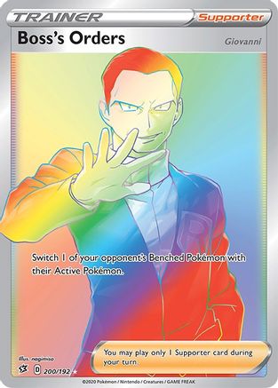 Boss's Orders (Secret) 200/192 - Holofoil - Secret Rare