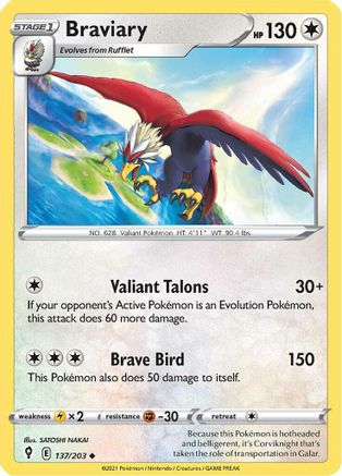 Braviary 137 - Uncommon