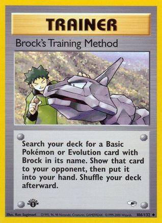 Brock's Training Method 106 - 1st Edition - Uncommon