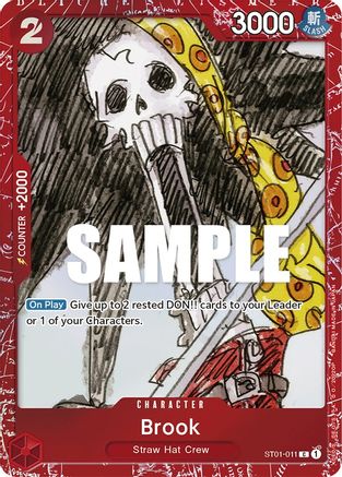 Brook (Premium Card Collection -ONE PIECE FILM RED Edition-) (ST01-011) - Common
