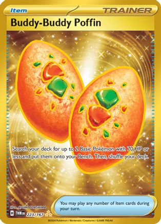 Buddy-Buddy Poffin 223 - Holofoil - Hyper Rare