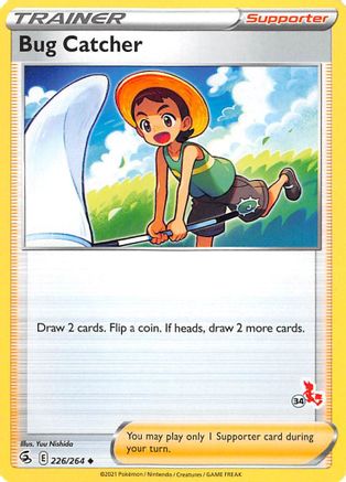 Bug Catcher - 226/264 (#34 Cinderace Stamped)/264 - Promo