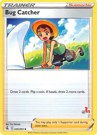 Bug Catcher - 226/264 (#47 Cinderace Stamped)/264 - Promo