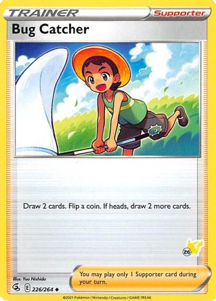 Bug Catcher - 226/264 (#26 Pikachu Stamped)/264 - Promo