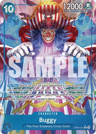 Buggy (051) (Alternate Art) (OP09-051) - Rare