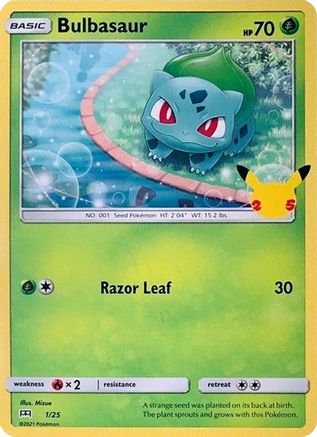 Bulbasaur 001/25 - Promo