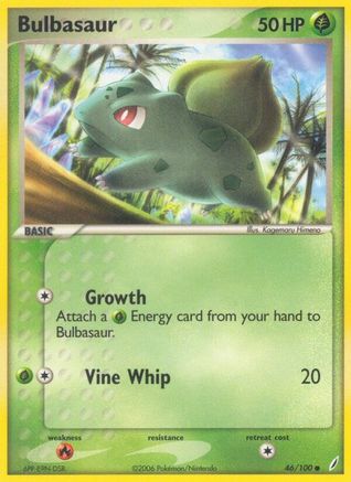 Bulbasaur 046/100 - Reverse Holofoil - Common