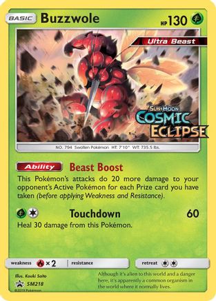 Buzzwole - SM218 (Prerelease) - Holofoil - Promo