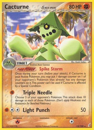Cacturne (Delta Species)/100 - Reverse Holofoil - Rare