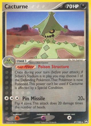 Cacturne - Reverse Holofoil - Uncommon