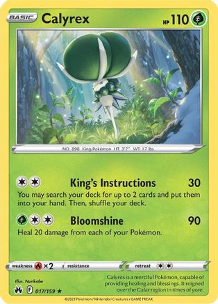 Calyrex 017 - Holofoil - Holo Rare