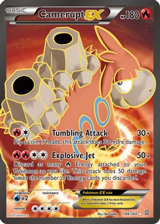 Camerupt EX (146 Full Art) - Holofoil - Ultra Rare