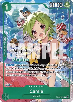 Camie (Championship 2024 Finalist Card Set) (OP06-025) - Rare