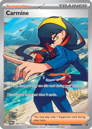Carmine 204/167  - Holofoil - Ultra Rare