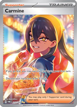 Carmine 217/167 - Holofoil - Special Illustration Rare