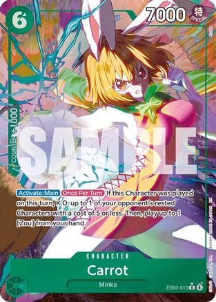 Carrot (Alternate Art) (EB03-013) - Rare