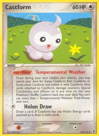 Castform - Reverse Holofoil - Uncommon