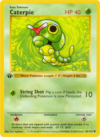 Caterpie 045 - 1st Edition - Common