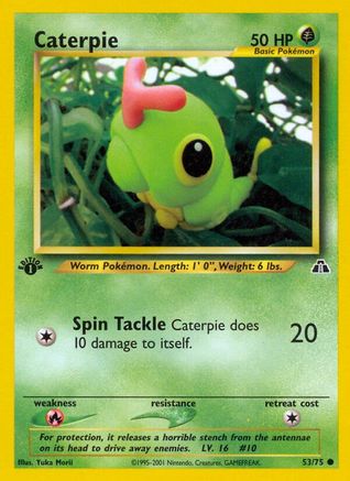 Caterpie 053 - 1st Edition - Common