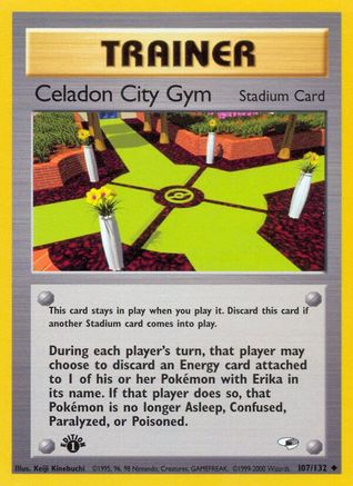 Celadon City Gym 107 - 1st Edition - Uncommon